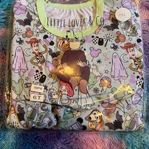 V1.‎ Little loves and co bamboo disney halloween toy story 2pc short set 6T NIB